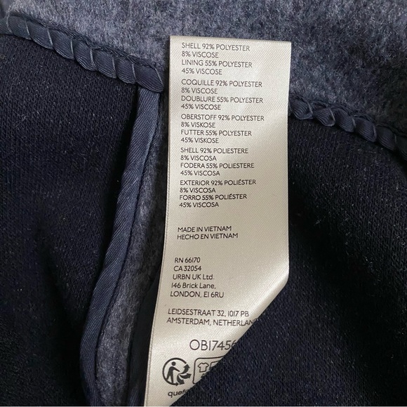 Free People Mina Cropped Wrap Coat Jacket | Size Large - Picture 11 of 11